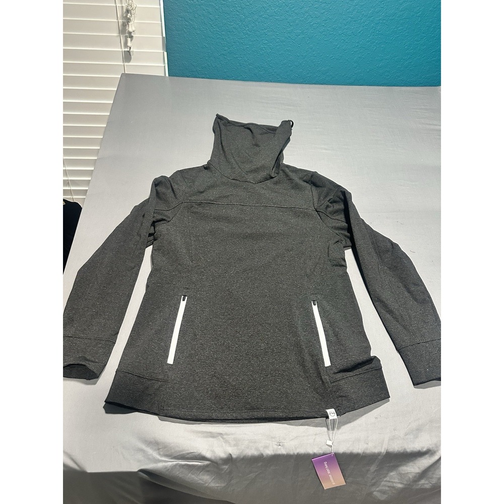 NWT Soneven Gray High Cowl Neck Unisex XL